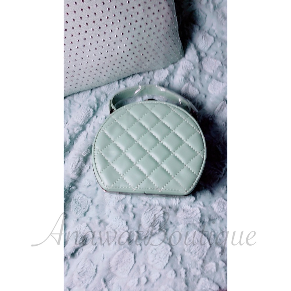 Quinn Quilted Diamond Charm Crossbody - Picture 6 of 7